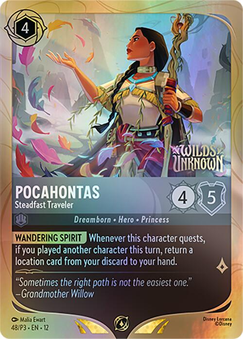 Pocahontas - Steadfast Traveler (48) [Promo Cards] | Gamers Paradise