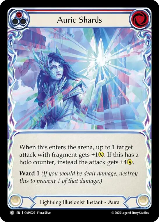Auric Shards (Red) [OMN027] (Omens of the Third Age) | Gamers Paradise