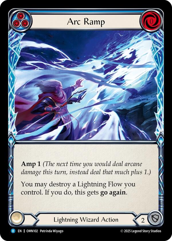 Arc Ramp (Blue) [OMN102] (Omens of the Third Age)  Rainbow Foil | Gamers Paradise