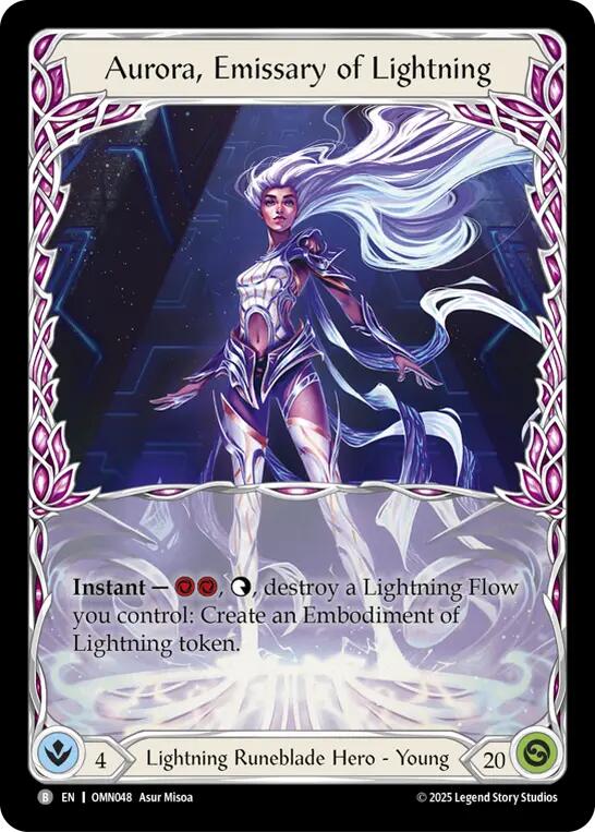 Aurora, Emissary of Lightning [OMN048] (Omens of the Third Age) | Gamers Paradise