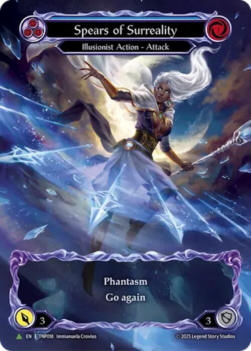 Spears of Surreality (Blue) (Marvel) [TNP018] (Promo)  Rainbow Foil | Gamers Paradise