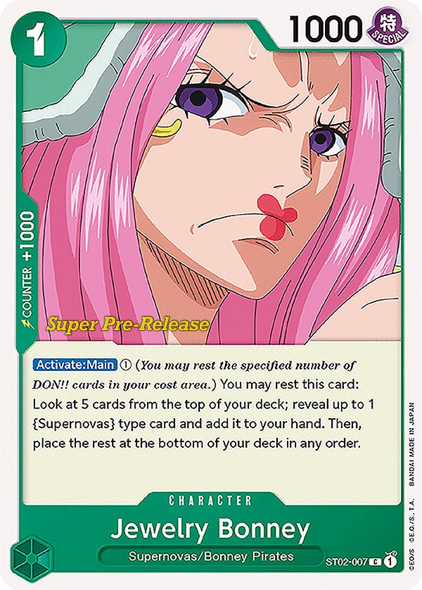 Jewelry Bonney [Super Pre-Release Starter Deck: Worst Generation] | Gamers Paradise