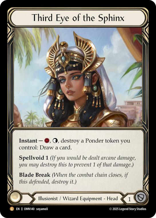 Third Eye of the Sphinx [OMN140] (Omens of the Third Age)  Rainbow Foil | Gamers Paradise