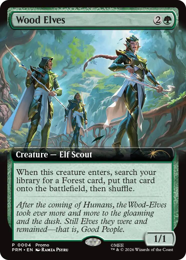 Wood Elves (Extended Art) [Media Promos] | Gamers Paradise