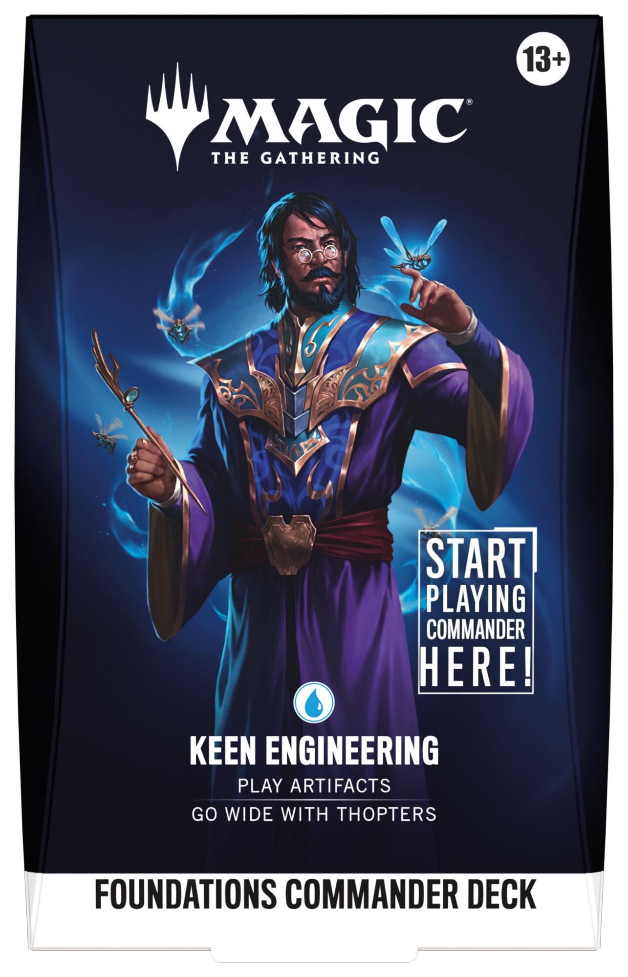 Foundations Commander Deck - Keen Engineering | Gamers Paradise