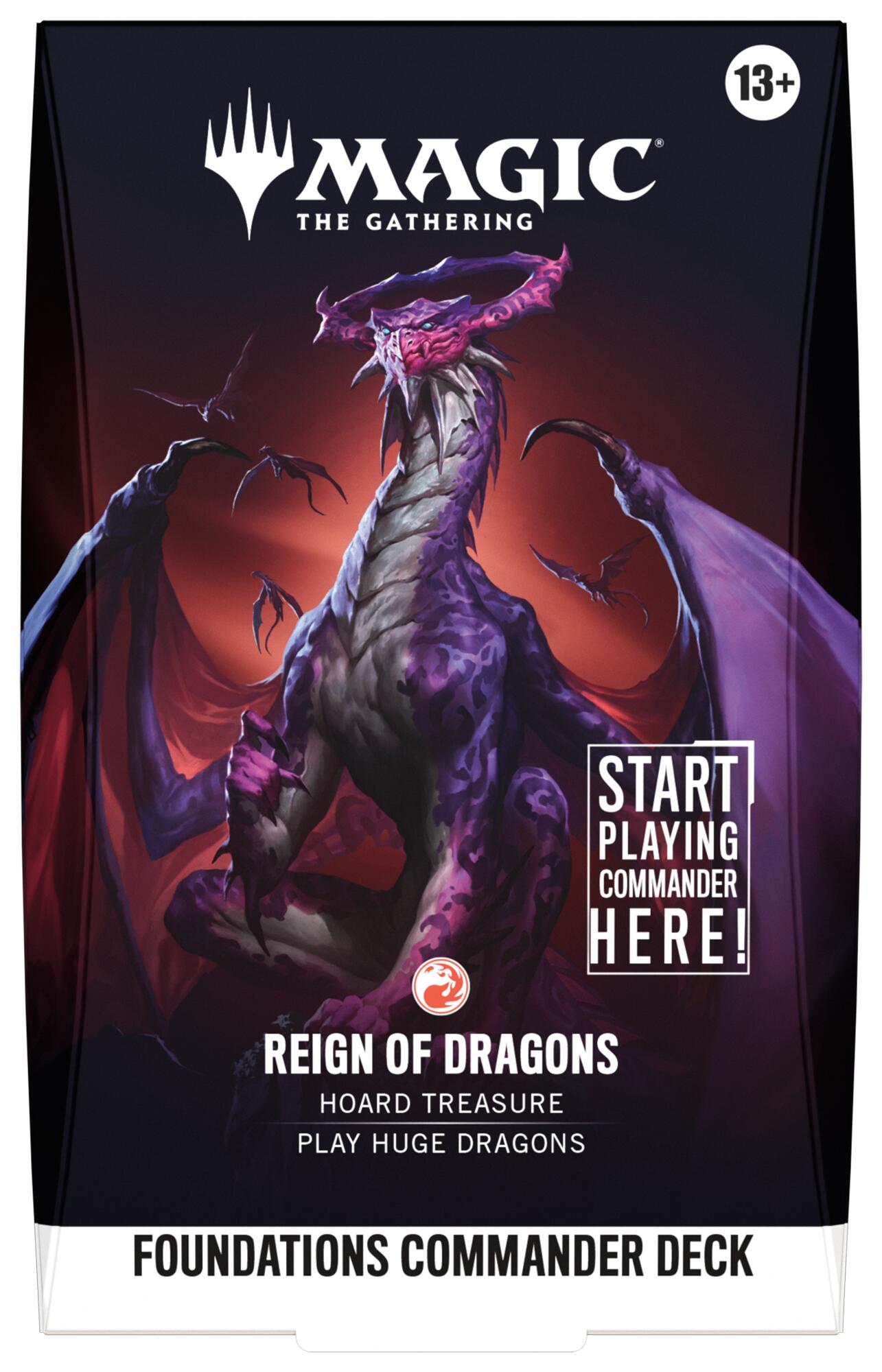 Foundations Commander Deck - Reign of Dragons | Gamers Paradise