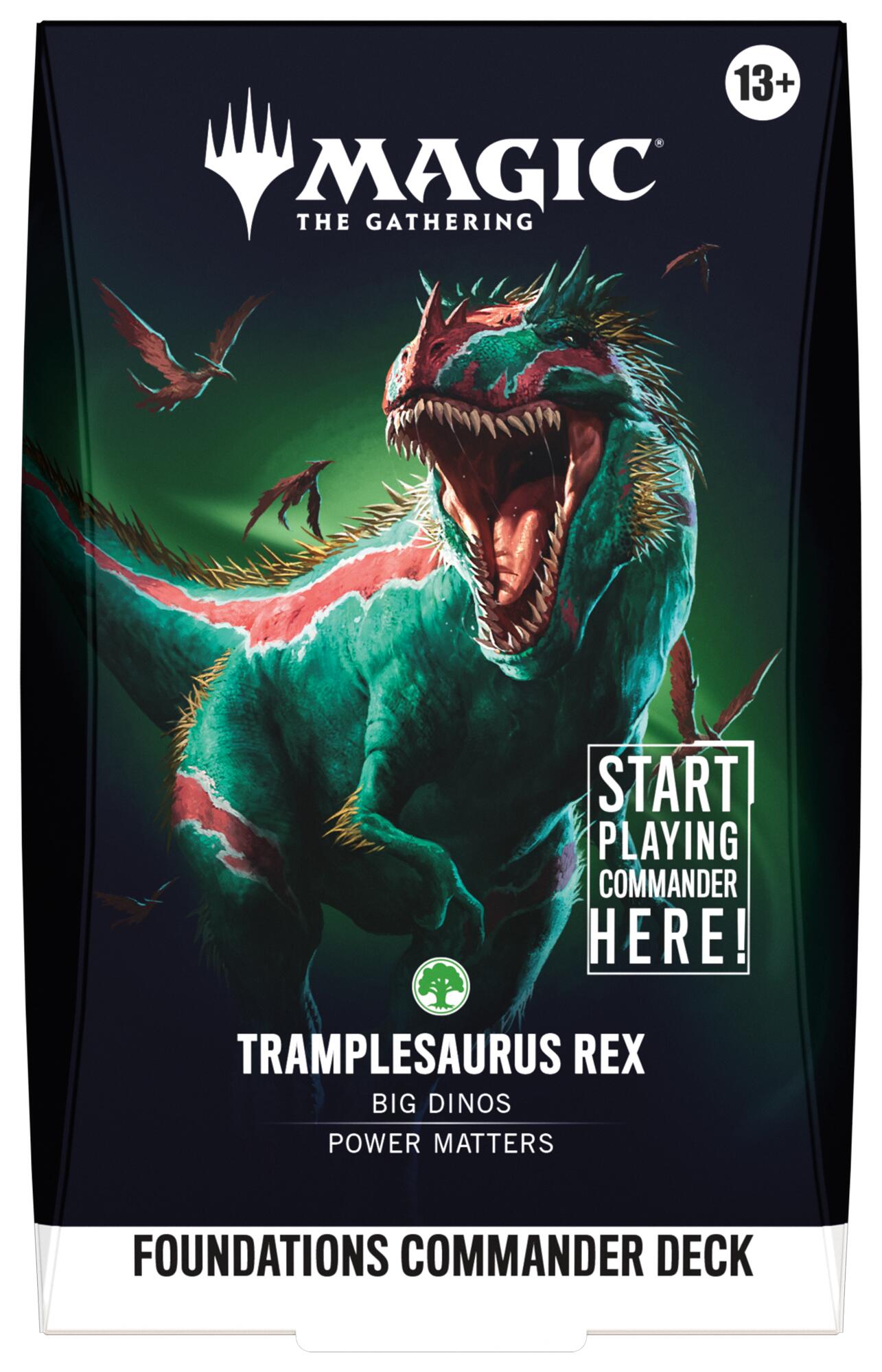 Foundations Commander Deck - Tramplesaurus Rex | Gamers Paradise