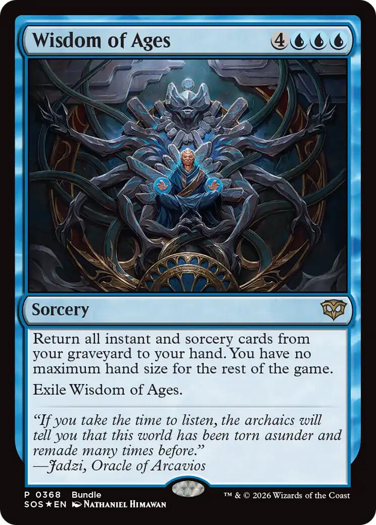 Wisdom of Ages (Bundle) [Secrets of Strixhaven Promos] | Gamers Paradise