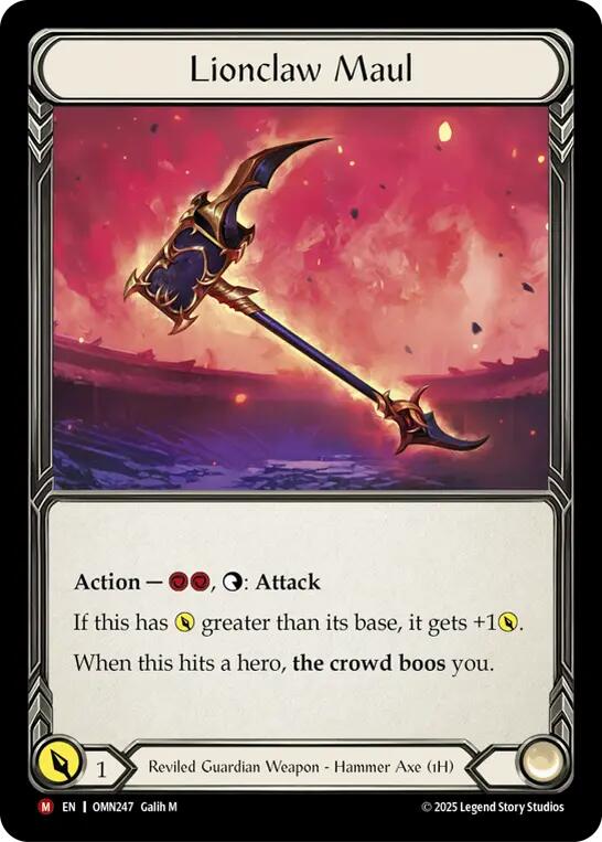 Lionclaw Maul [OMN247] (Omens of the Third Age) | Gamers Paradise
