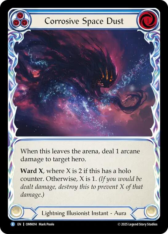 Corrosive Space Dust (Blue) [OMN014] (Omens of the Third Age) | Gamers Paradise