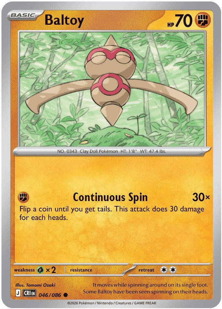 Baltoy (046/086) [Mega Evolution: Chaos Rising] | Gamers Paradise