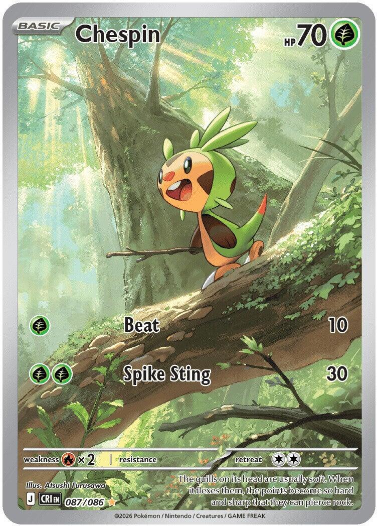 Chespin (087/086) [Mega Evolution: Chaos Rising] | Gamers Paradise