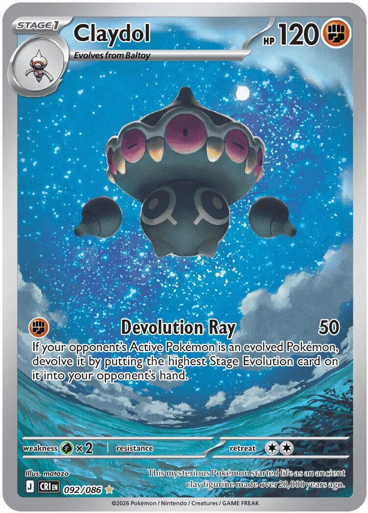 Claydol (092/086) [Mega Evolution: Chaos Rising] | Gamers Paradise