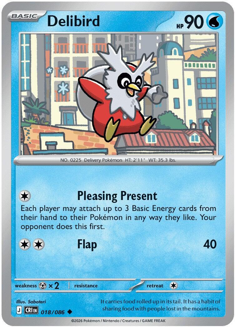 Delibird (018/086) [Mega Evolution: Chaos Rising] | Gamers Paradise