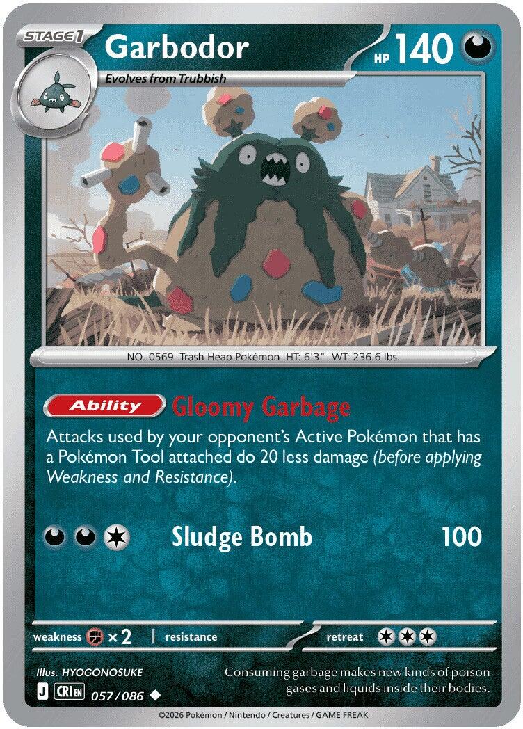 Garbodor (057/086) [Mega Evolution: Chaos Rising] | Gamers Paradise