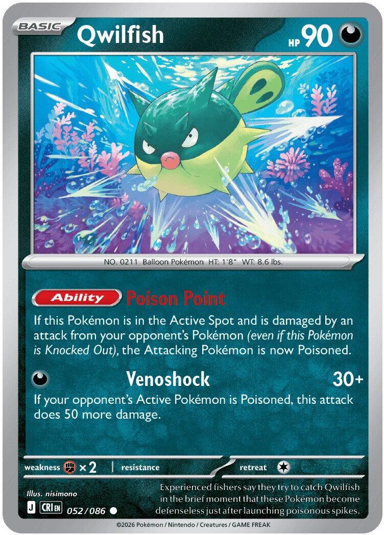 Qwilfish (052/086) [Mega Evolution: Chaos Rising] | Gamers Paradise