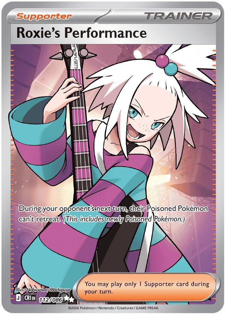 Roxie's Performance (112/086) [Mega Evolution: Chaos Rising] | Gamers Paradise