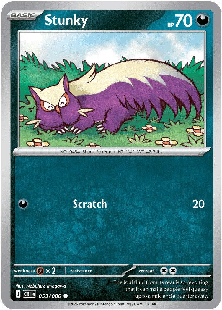 Stunky (053/086) [Mega Evolution: Chaos Rising] | Gamers Paradise