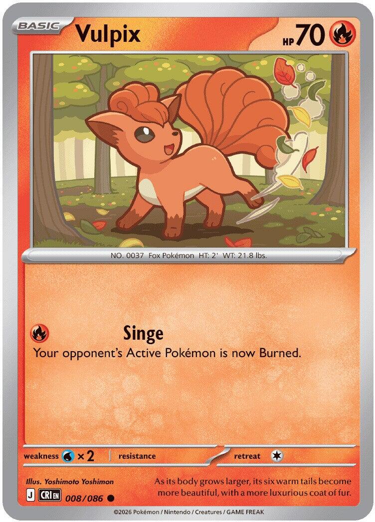 Vulpix (008/086) [Mega Evolution: Chaos Rising] | Gamers Paradise