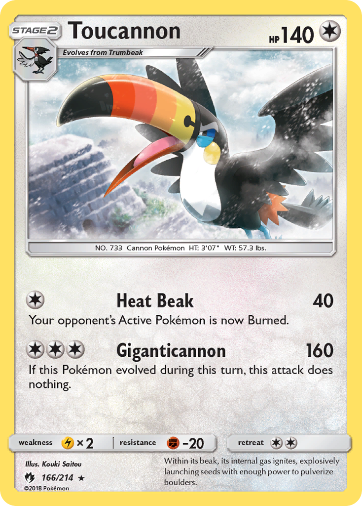 Toucannon (166/214) [Sun & Moon: Lost Thunder] | Gamers Paradise