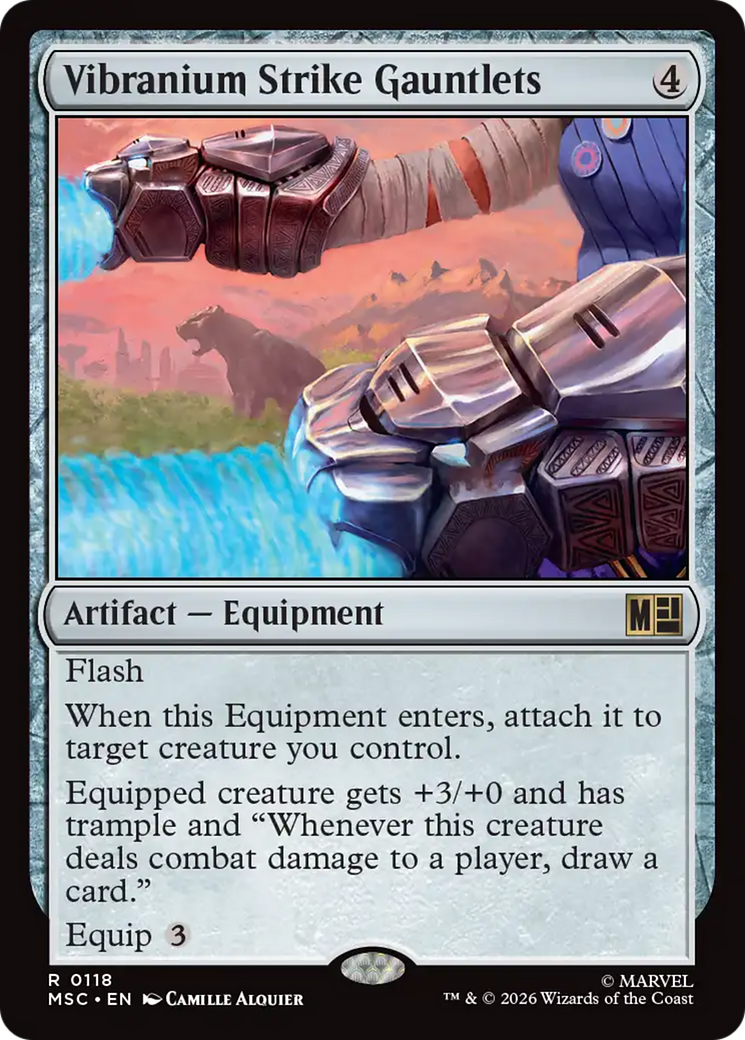 Vibranium Strike Gauntlets (Surge Foil) [Marvel Super Heroes Commander] | Gamers Paradise
