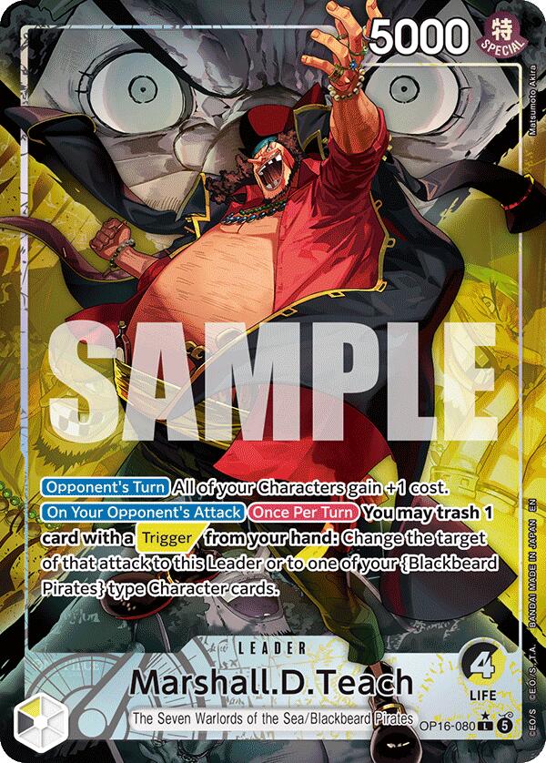Marshall.D.Teach (Alternate Art) [The Time of Battle] | Gamers Paradise