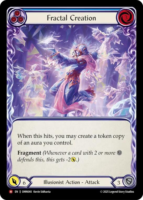 Fractal Creation [OMN040] (Omens of the Third Age)  Cold Foil | Gamers Paradise