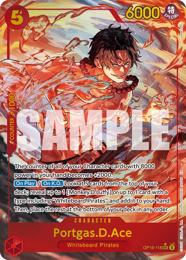 Portgas.D.Ace (118) (Alternate Art) [The Time of Battle] | Gamers Paradise