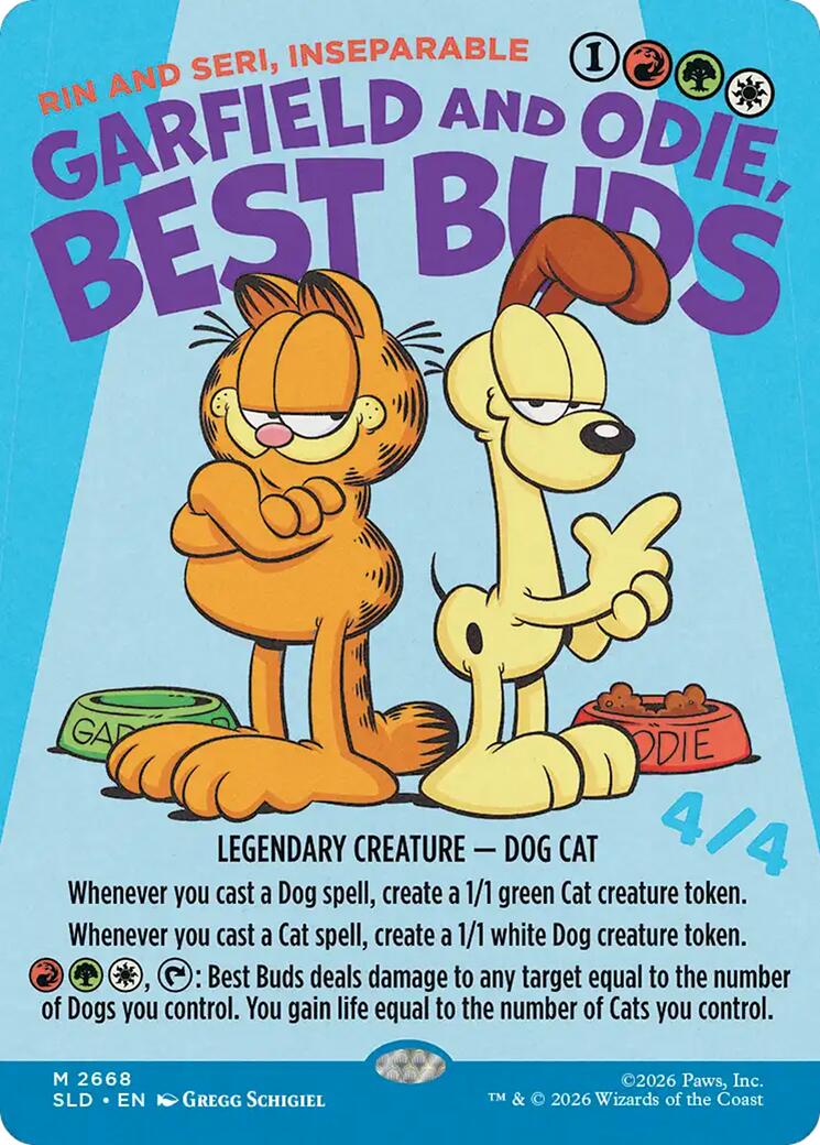 Garfield and Odie, Best Buds - Rin and Seri, Inseparable [Secret Lair Drop Series] | Gamers Paradise