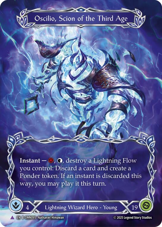 Oscilio Scion Of The Third Age (Marvel) [OMN095] (Omens of the Third Age)  Cold Foil | Gamers Paradise