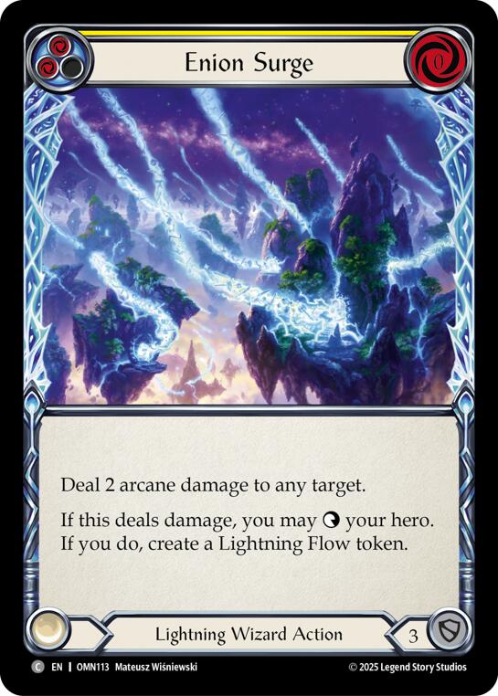 Enion Surge (Yellow) [OMN113] (Omens of the Third Age) | Gamers Paradise