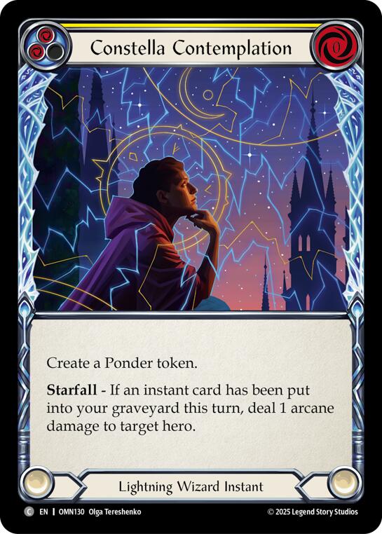 Constella Contemplation (Yellow) [OMN130] (Omens of the Third Age) | Gamers Paradise