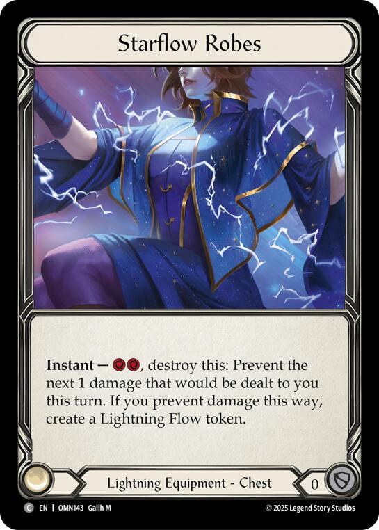 Starflow Robes [OMN143] (Omens of the Third Age)  Cold Foil | Gamers Paradise