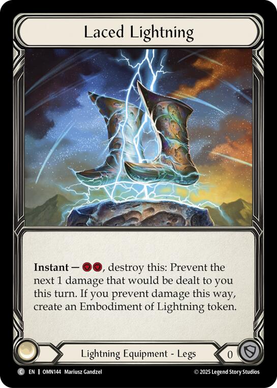 Laced Lightning [OMN144] (Omens of the Third Age)  Cold Foil | Gamers Paradise