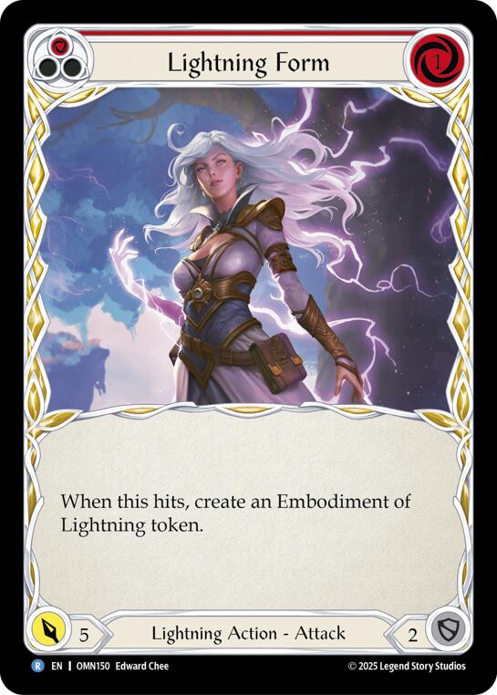 Lightning Form (Red) [OMN150] (Omens of the Third Age) | Gamers Paradise