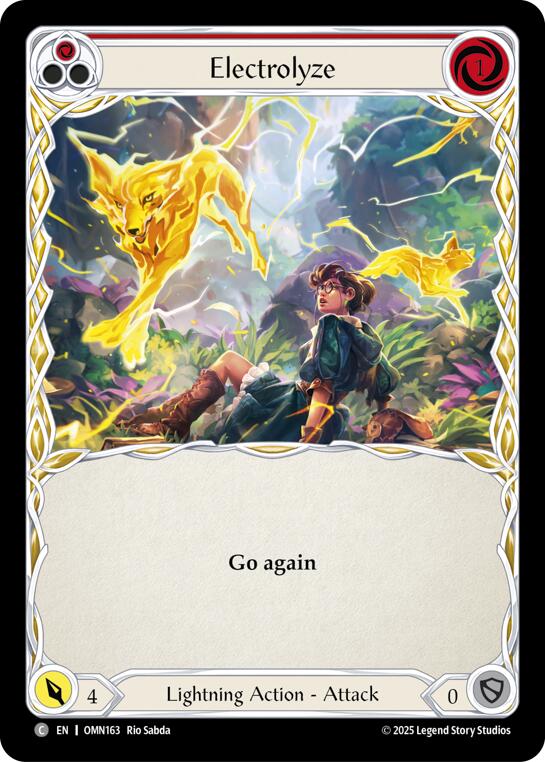 Electrolyze (Red) [OMN163] (Omens of the Third Age)  Rainbow Foil | Gamers Paradise