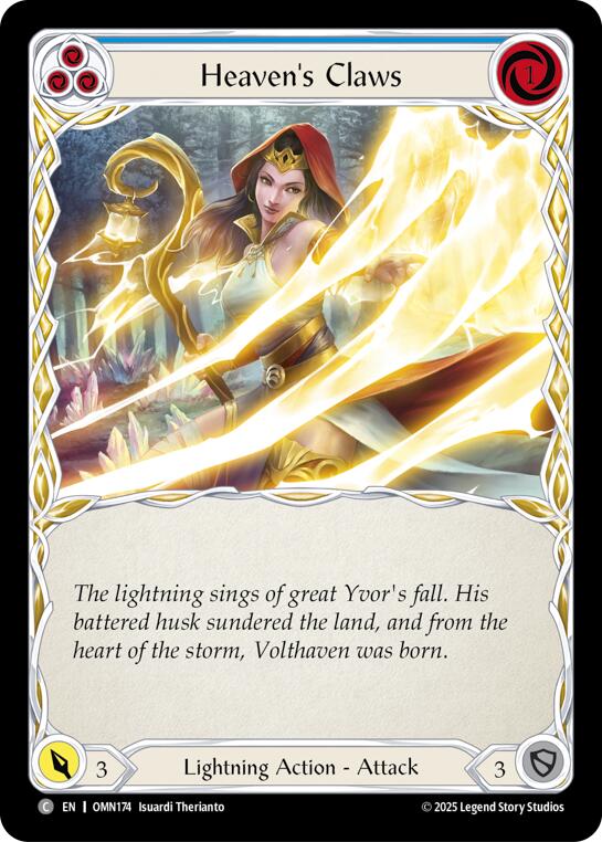 Heavens Claws (Yellow) [OMN174] (Omens of the Third Age) | Gamers Paradise