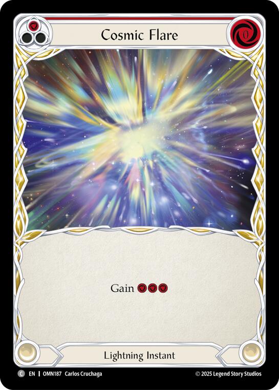 Cosmic Flare (Red) [OMN187] (Omens of the Third Age) | Gamers Paradise