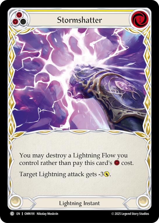 Stormshatter (Yellow) [OMN191] (Omens of the Third Age) | Gamers Paradise