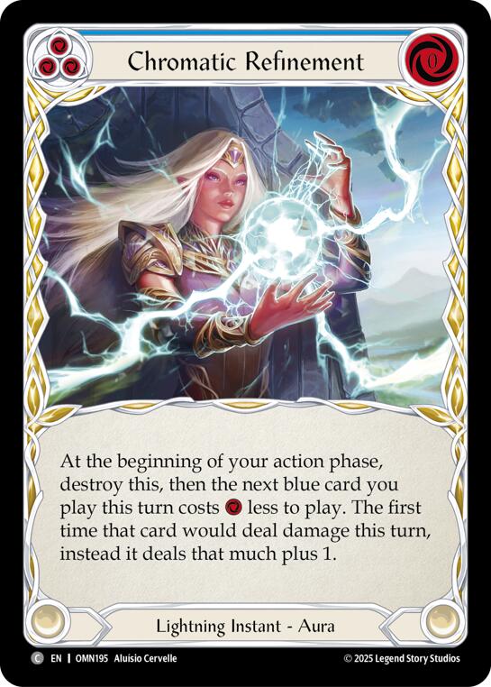 Chromatic Refinement (Blue) [OMN195] (Omens of the Third Age) | Gamers Paradise