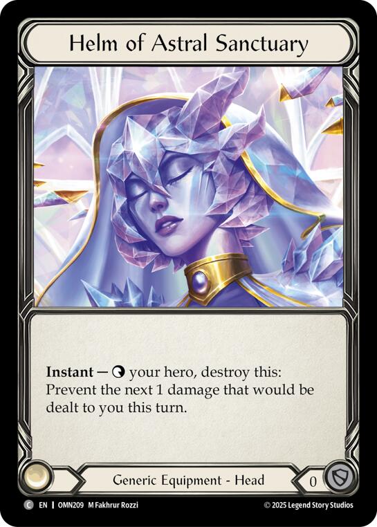 Helm Of Astral Sanctuary [OMN209] (Omens of the Third Age) | Gamers Paradise