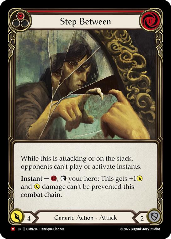 Step Between (Red) [OMN214] (Omens of the Third Age)  Rainbow Foil | Gamers Paradise
