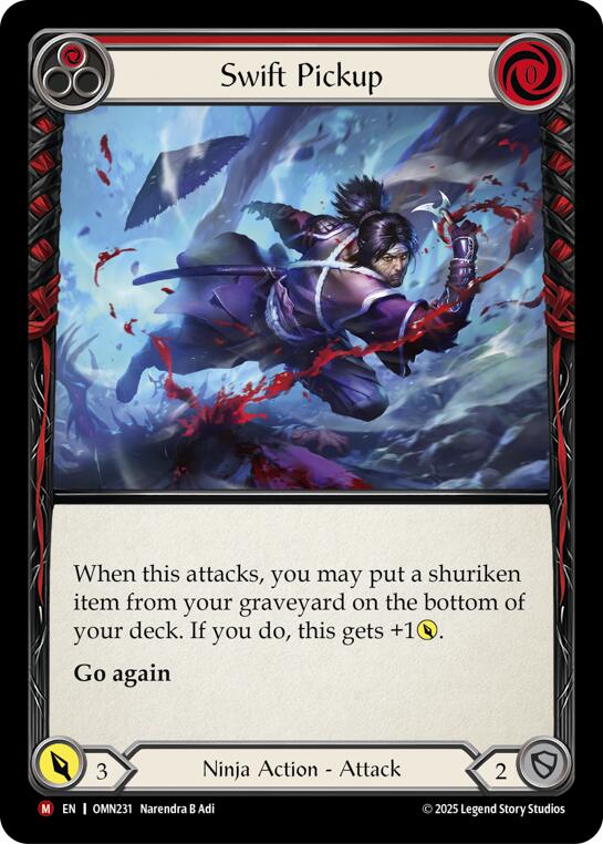 Swift Pickup (Red) [OMN231] (Omens of the Third Age) | Gamers Paradise
