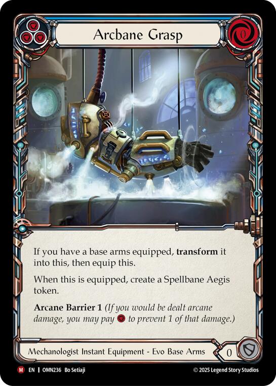 Arcbane Grasp (Blue) [OMN236] (Omens of the Third Age) | Gamers Paradise