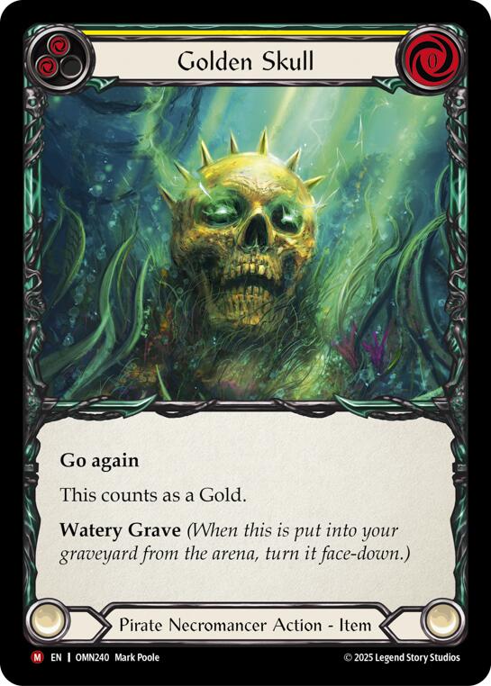 Golden Skull (Yellow) [OMN240] (Omens of the Third Age) | Gamers Paradise