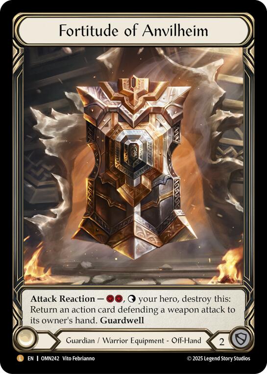 Fortitude Of Anvilheim [OMN242] (Omens of the Third Age)  Cold Foil | Gamers Paradise