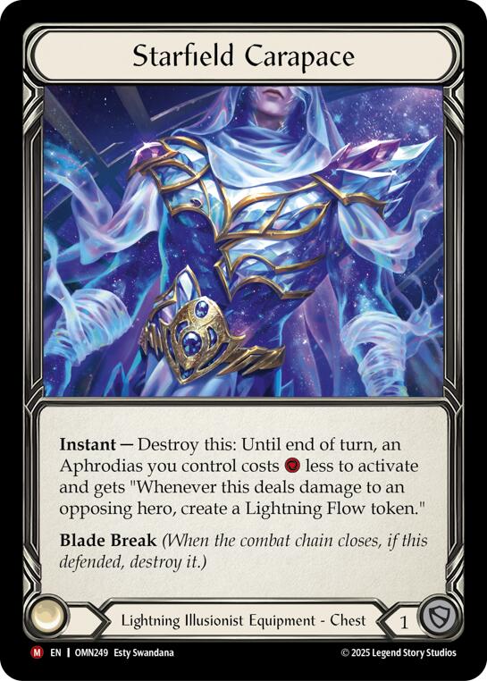 Starfield Carapace [OMN249] (Omens of the Third Age)  Cold Foil | Gamers Paradise