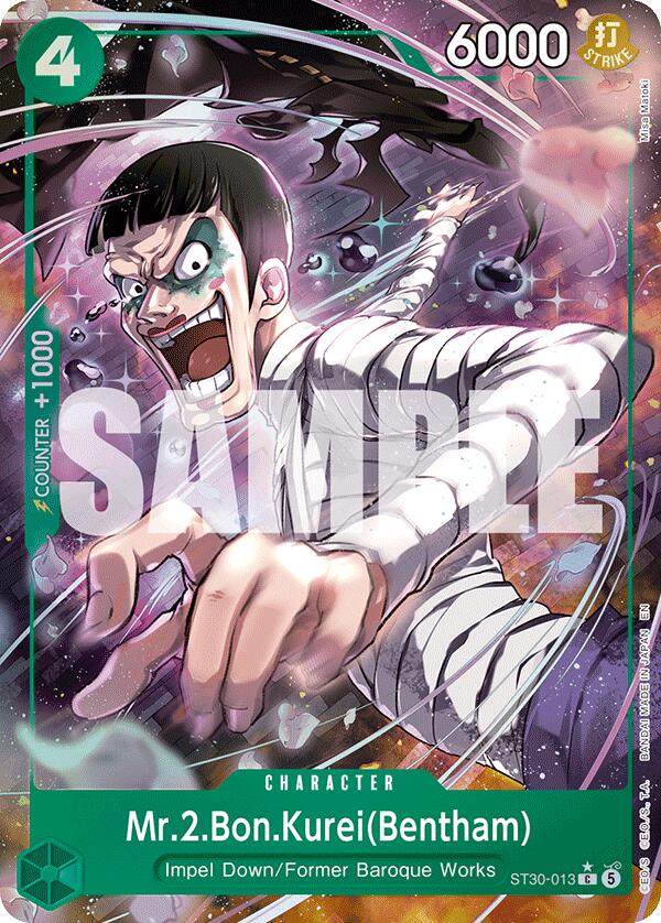 Mr.2.Bon.Kurei(Bentham) (Full Art) [Starter Deck EX: Gear 5] | Gamers Paradise