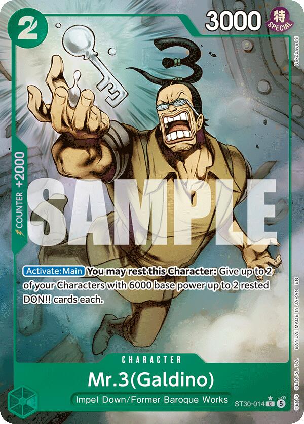 Mr.3(Galdino) (Full Art) [Starter Deck EX: Gear 5] | Gamers Paradise