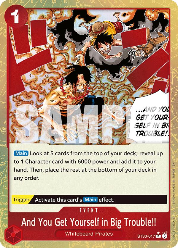 And You Get Yourself in Big Trouble!! (Parallel) [Starter Deck EX: Gear 5] | Gamers Paradise